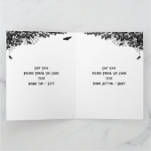 Drachen - Frohe Halloween! Heute werde ich kochen Dankeskarte (Innenseite)