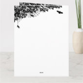 Drachen - Frohe Halloween! Heute werde ich kochen Dankeskarte (Rückseite)