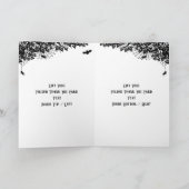 Drachen - Frohe Halloween! Heute werde ich kochen Dankeskarte (Innenseite)