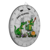 Drachen - Frohe Halloween! Heute werde ich kochen Dartscheibe (Vorderseite Links)