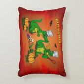 Drachen - Frohe Halloween! Heute werde ich kochen Dekokissen (Vorderseite(Vertikal))