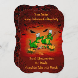 Drachen - Frohe Halloween! Heute werde ich kochen Einladung