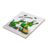 Drachen - Frohe Halloween! Heute werde ich kochen Fliese (Seite)