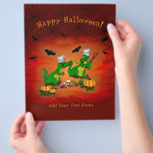 Drachen - Frohe Halloween! Heute werde ich kochen Flyer (Hand)