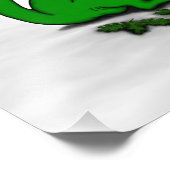 Drachen - Frohe Halloween! Heute werde ich kochen Fotodruck (Ecke)