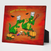 Drachen - Frohe Halloween! Heute werde ich kochen Fotoplatte (Seite)