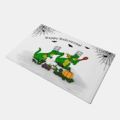 Drachen - Frohe Halloween! Heute werde ich kochen Fußmatte (Schrägansicht)