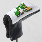 Drachen - Frohe Halloween! Heute werde ich kochen Golf Headcover (3/4 Vorderseite)