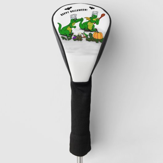 Drachen - Frohe Halloween! Heute werde ich kochen Golf Headcover (Vorderseite)