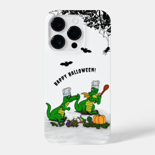 Drachen - Frohe Halloween! Heute werde ich kochen iPhone Hülle (Rückseite)