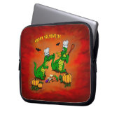 Drachen - Frohe Halloween! Heute werde ich kochen Laptopschutzhülle (Vorderseite Links)