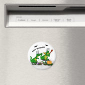 Drachen - Frohe Halloween! Heute werde ich kochen Magnet (In Situ (Geschirrspüler))