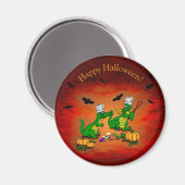 Drachen - Frohe Halloween! Heute werde ich kochen Magnet (Vorderseite/Rückseite)