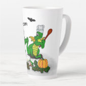 Drachen - Frohe Halloween! Heute werde ich kochen Milchtasse (Rechte Ecke)