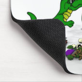 Drachen - Frohe Halloween! Heute werde ich kochen Mousepad (Ecke)