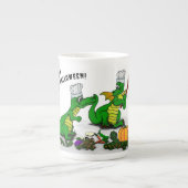 Drachen - Frohe Halloween! Heute werde ich kochen Porzellantasse (Vorderseite)