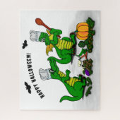 Drachen - Frohe Halloween! Heute werde ich kochen Puzzle (Vertikal)