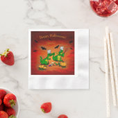 Drachen - Frohe Halloween! Heute werde ich kochen Serviette (Beispiel)