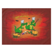 Drachen - Frohe Halloween! Heute werde ich kochen Tischdecke (Vorderseite (Horizontal))