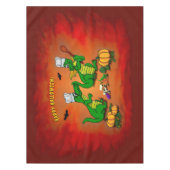 Drachen - Frohe Halloween! Heute werde ich kochen Tischdecke (Vorderseite)