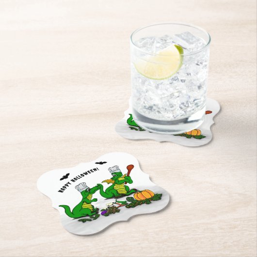 Drachen - Frohe Halloween! Heute werde ich kochen Untersetzer (Vor Ort)