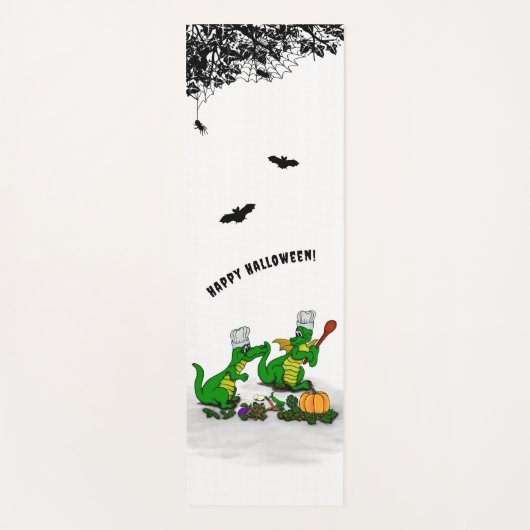 Drachen - Frohe Halloween! Heute werde ich kochen Yogamatte (Vorderseite)