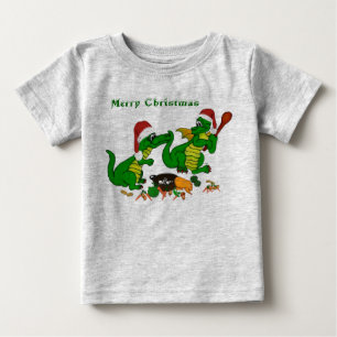 Drachen - Frohe Weihnachten ! - heute werde ich ko Baby T-shirt