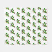 Drachen - Frohe Weihnachten ! - heute werde ich ko Fleecedecke (Vorderseite (Horizontal))