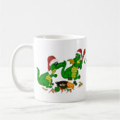 Drachen - Frohe Weihnachten ! - heute werde ich ko Kaffeetasse (Links)