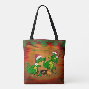 Drachen - Frohe Weihnachten ! Heute werde ich koch Tasche