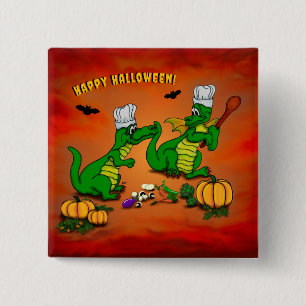Drachen - Frohes Halloween! Heute werde ich kochen Button