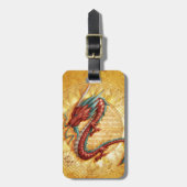 Drachen Gepäckanhänger (Vorderseite vertikal)