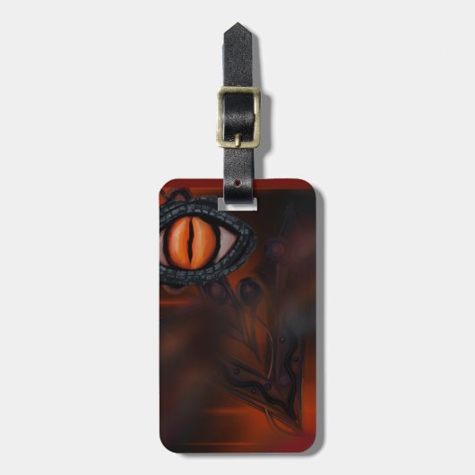 Drachen Gepäckanhänger (Vorderseite vertikal)