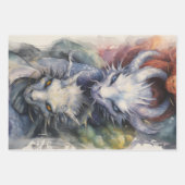 Drachen Geschenkpapier Set (Vorderseite 2)