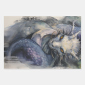 Drachen Geschenkpapier Set (Vorderseite)