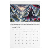 Drachen, Griffons, Vampire und Wölfe Kalender (Jan 2026)