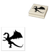 Drachen Gummistempel (Stempel)