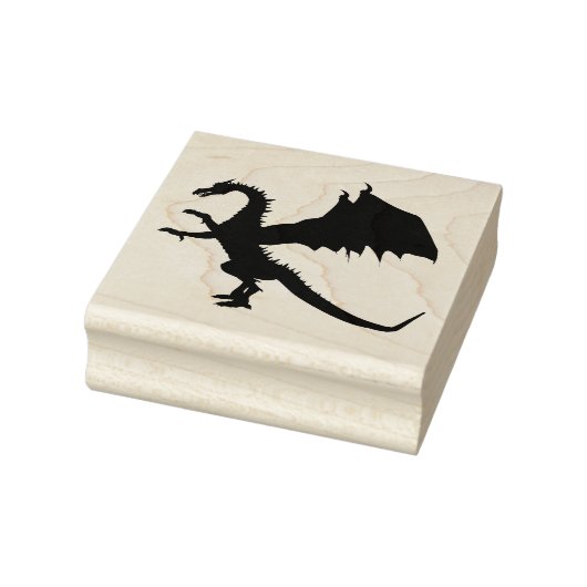 Drachen Gummistempel (Stempel)