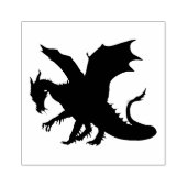 Drachen Gummistempel (Prägung)