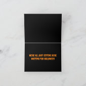 Drachen-Hexen-Pfeffer und Ghoulus Halloween Karte (Innenseite)