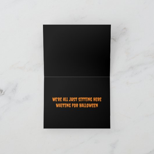 Drachen-Hexen-Pfeffer und Ghoulus Halloween Karte (Innenseite)