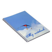 Drachen im Clouds Notebook Notizblock (Rechte Seite)