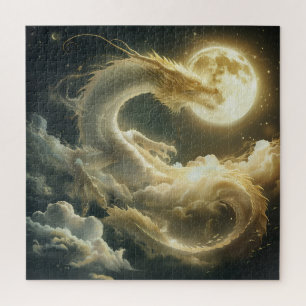 Drachen im Himmel-Puzzle Puzzle