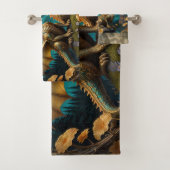Drachen im Mondlicht Badhandtuch Set (Insitu)