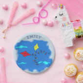 Drachen im Namen des blauen Himmels Pappteller (Party)