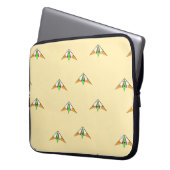 Drachen in blass orange laptopschutzhülle (Vorderseite Links)
