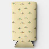 Drachen in blass orange selters dosenkühler (Vorderseite)