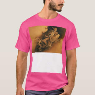 Drachen in den Wolken der Vintagen Kunst Japans T-Shirt