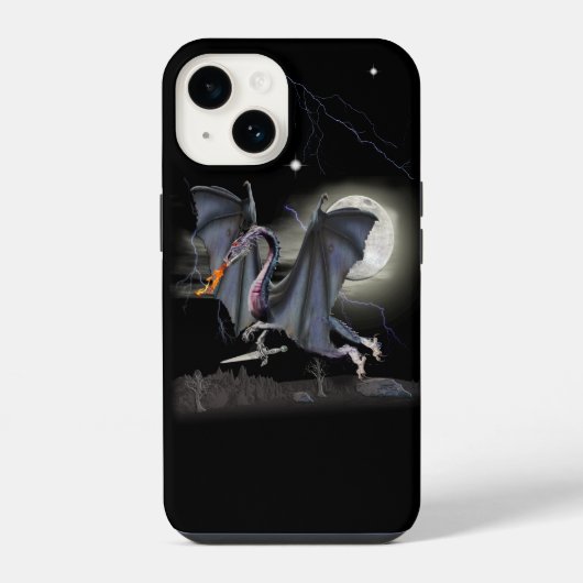 Drachen iPhone Hülle (Rückseite)