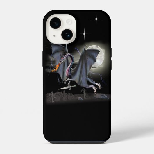 Drachen iPhone Hülle (Rückseite)